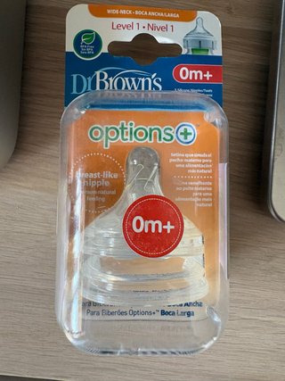 2 Tetinas Dr. Brown's Options+ 0m+