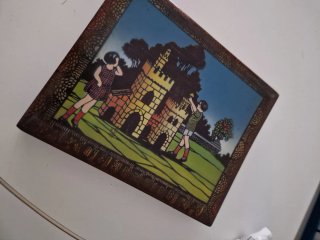 Juego construcción madera antiguo
