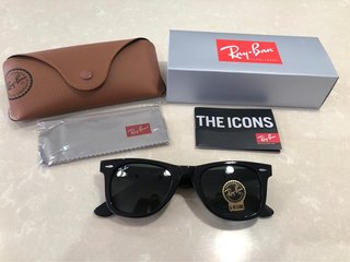 Ray-Ban Wayfarer 2140 901 Gafas de Sol Negras