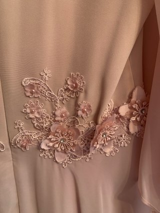Vestido Ceremonia Seda Rosa