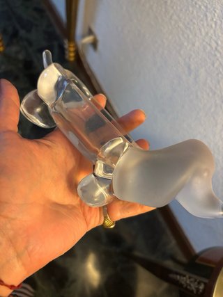 Cenicero Vintage Perrito Cristal