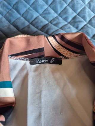 Blazer fantasia marrone multicolor