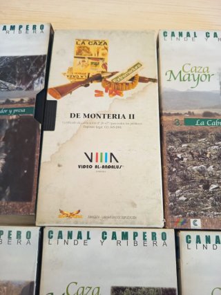10 Videos VHS Caza Mayor y Menor