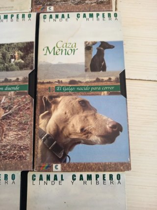 10 Videos VHS Caza Mayor y Menor