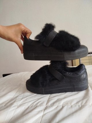 Moncler Victoire Sneakers Piel Negra Talla 38