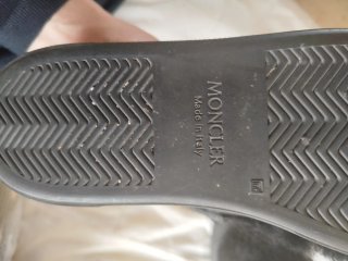 Moncler Victoire Sneakers Piel Negra Talla 38