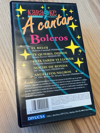 Pack 6 VHS Karaoke Cantafácil