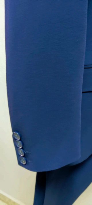 Traje de chaqueta azul