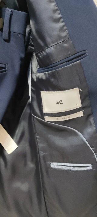 Traje de chaqueta azul