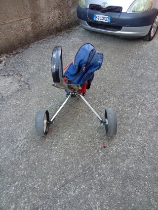 Carrello golf Brigatti + mazze