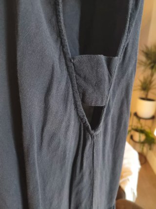 Vestido de verano Mango Negro Talla XS