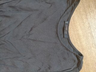 Vestido de verano Mango Negro Talla XS