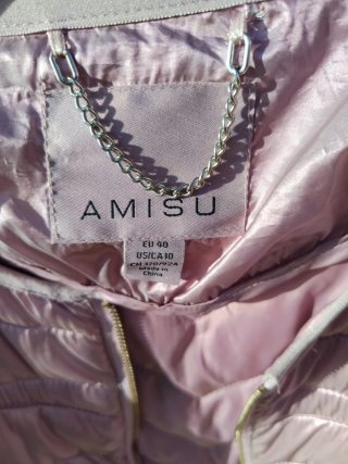 Chaqueta ligera Amisu mujer rosa Talla L