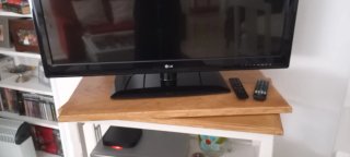 Conjunto de salón,vitrina,mesa TV,4 sillas,2sillon