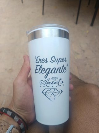 Termo Blanco Eres Super Elegante