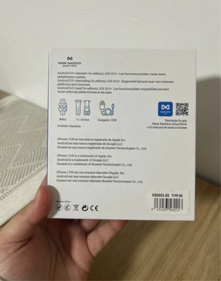 Reloj Mark Maddox Smart Now Hombre Negro