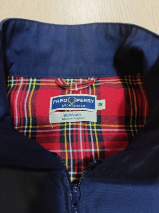 Chaqueta Harrington Fred Perry Made in England - M