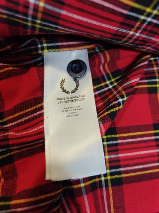 Chaqueta Harrington Fred Perry Made in England - M