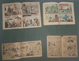 -4 Tebeos del Años 50/60 Maga, Toray y Cervantes.
