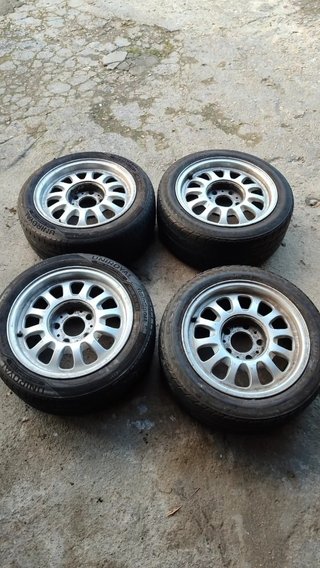 Llantas bmw 5x120 en 15 con neumáticos 195 50 r15
