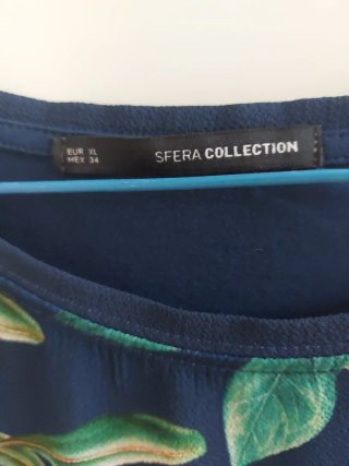 Blusa Sfera Estampado Tropical Talla XL