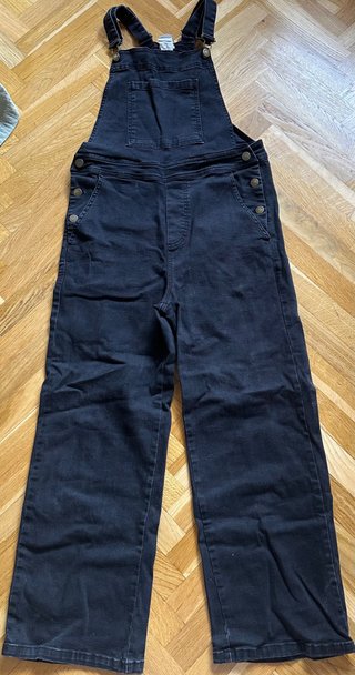 Peto vaquero negro talla S