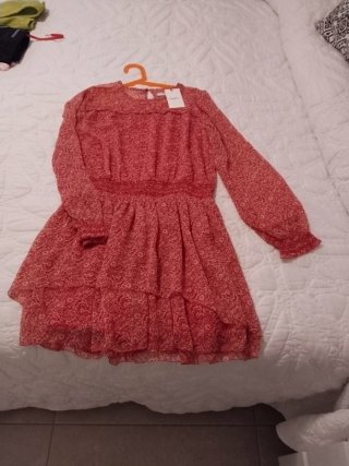 Vestido Pepe Jeans rojo estampado