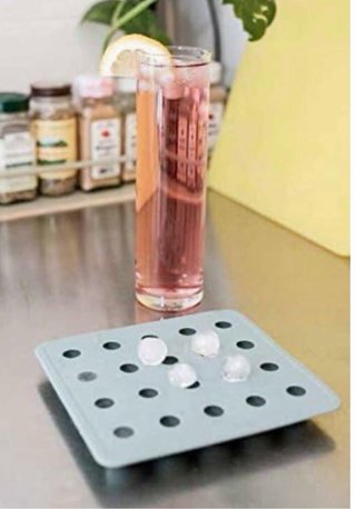 Kikkerland Stampo Ghiaccio Sfera