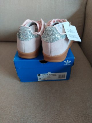 Adidas Gazelle Indoor Zapatilla Rosa Glitter