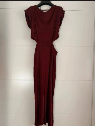 Vestido Scalpers Invitada Burdeos