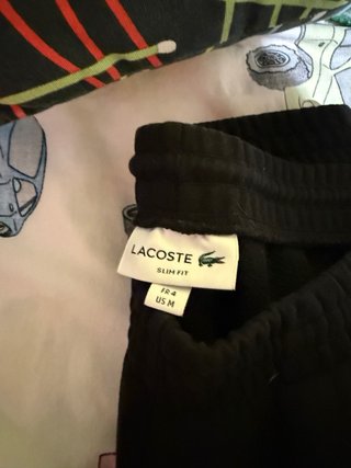 Chándal Lacoste Negro con Cremallera