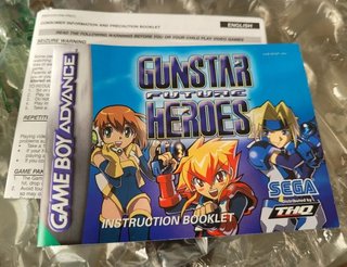 Gunstar Future Heroes Game Boy Advance PAL UK CIB