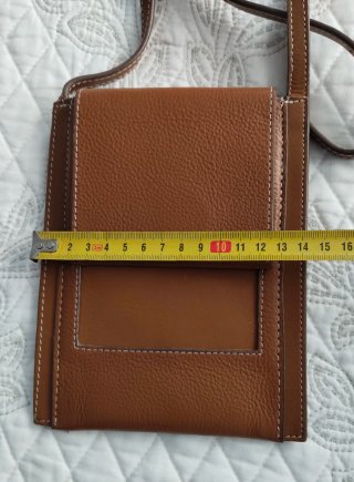 Bolso Zara Marrón Piel