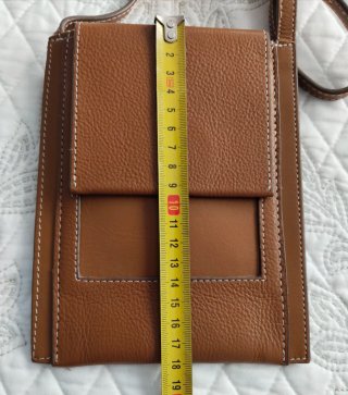 Bolso Zara Marrón Piel