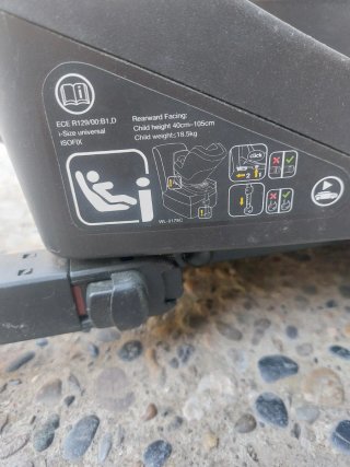 Silla de coche Nuna 360 con todos los accesorios