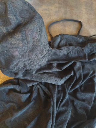 Camisón negro encaje