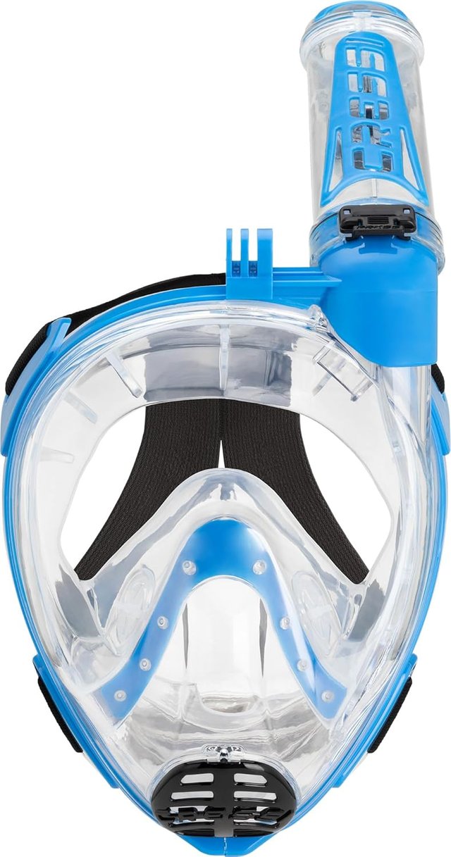 Maschera con tubo snorkel con supporto GoPro