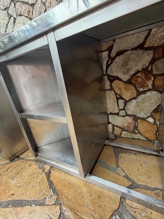 Mueble Bar Acero Inoxidable