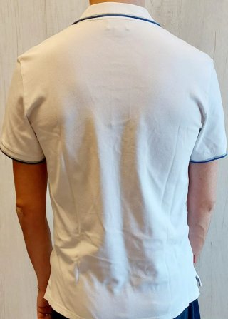Polo Woolrich bianco uomo