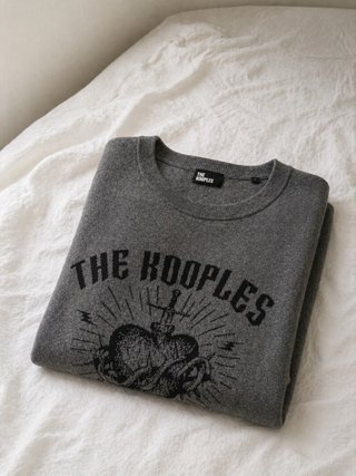 Jersey The Kooples gris logo corazón