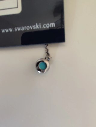 Pendientes Swarovski Rojo y Turquesa
