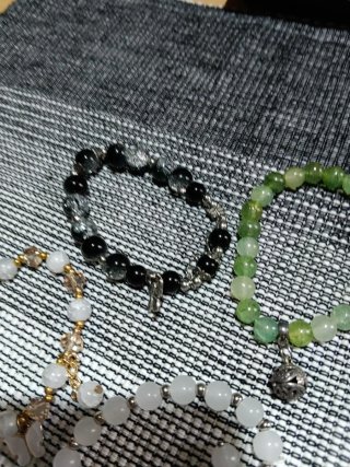 7 Pulseras Abalorios Nuevas