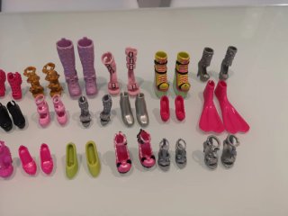 Zapatos Muñeca Variados 24 pares