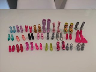 Zapatos Muñeca Variados 24 pares
