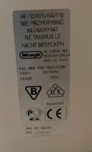 Radiador Aceite DeLonghi Rápido