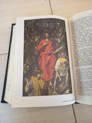 LA SAGRADA BIBLIA ANTIGUA PIEL ILISTRADA