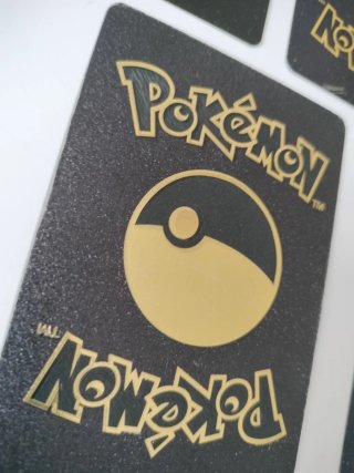 Lote 5 cartas negras Pokémon