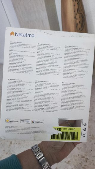 Termostato Inteligente Netatmo