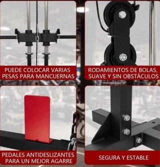 Rack jaula Gimnasio Polea Doble