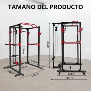 Rack jaula Gimnasio Polea Doble